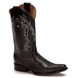 NEW FORASTERO western cowboy leather boots in black